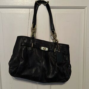 Black coach purse
